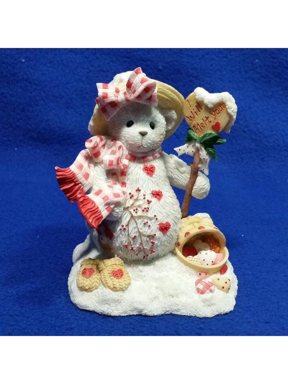 Cherished Teddies Delight I Will Melt Your Heart Figurine Enesco 848373 No Box